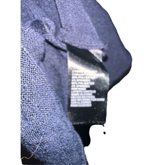 NEW WITH TAGS PERCEPTIONS Womens Tie Front stylish Soft Jacket Classic Navy blue - Picture 3 of 11